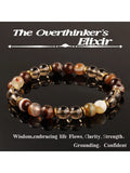 Grounding Crystals for Anxiety: Natural Banded Agate Shield Crystal Bracelet