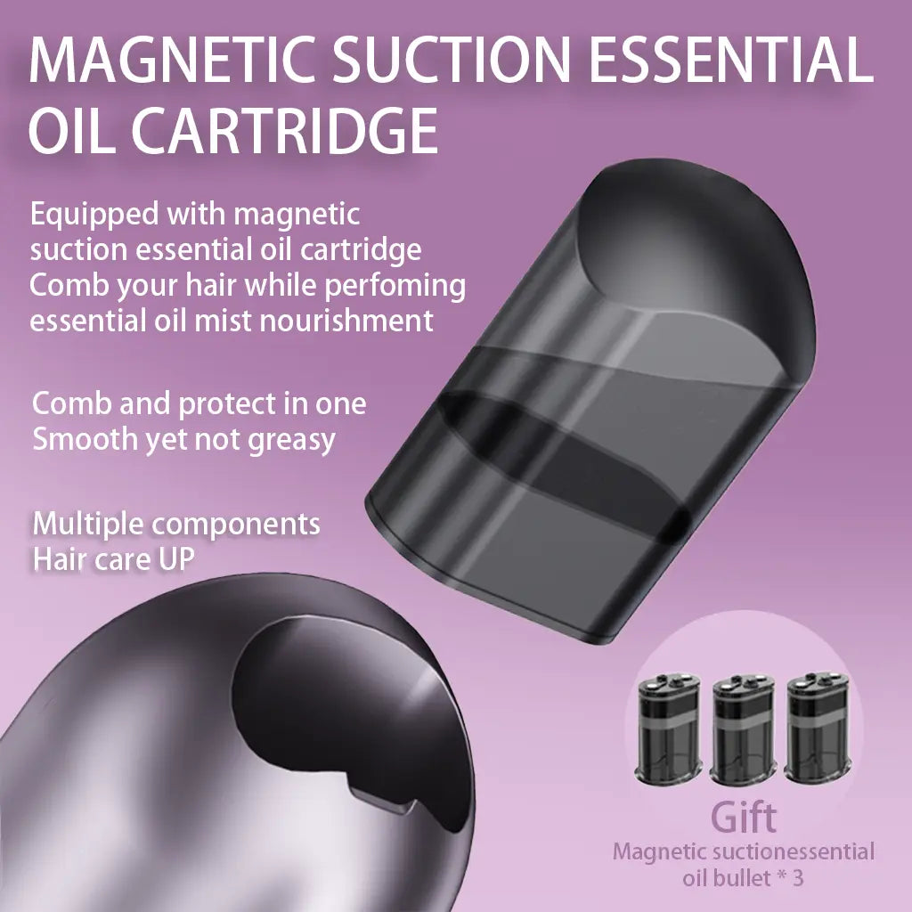 Veinyla Electric Scalp Massage Comb, Portable Electric Scalp Massager, Unique Essential Oil Atomization Function, Nourishes Hair and Relieves Head Pressure. Massager Valentine'S Day Gift