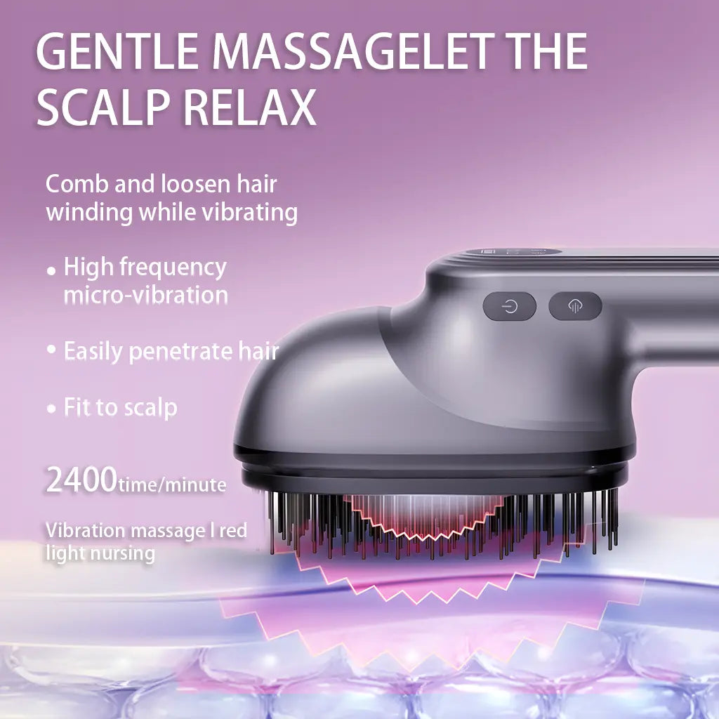 Veinyla Electric Scalp Massage Comb, Portable Electric Scalp Massager, Unique Essential Oil Atomization Function, Nourishes Hair and Relieves Head Pressure. Massager Valentine'S Day Gift